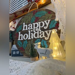 Hand painted Holiday Wall Decor